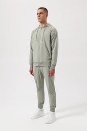 日本限定 / JP Q-SERIES STRETCH NYLON HOODIE-DOVE GREY