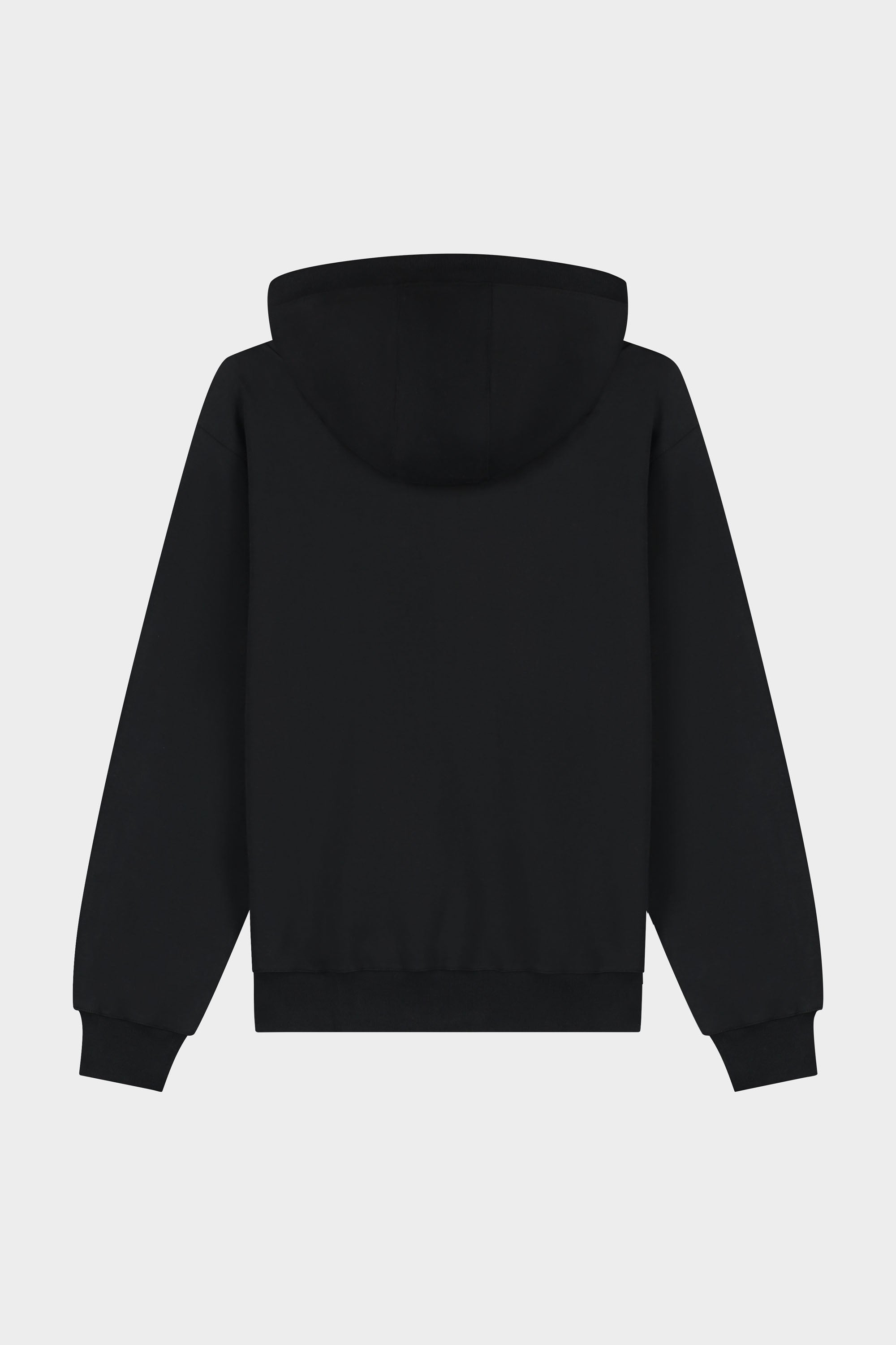 Q SERIES ZIP THROUGH HOODIE - JET BLACK
