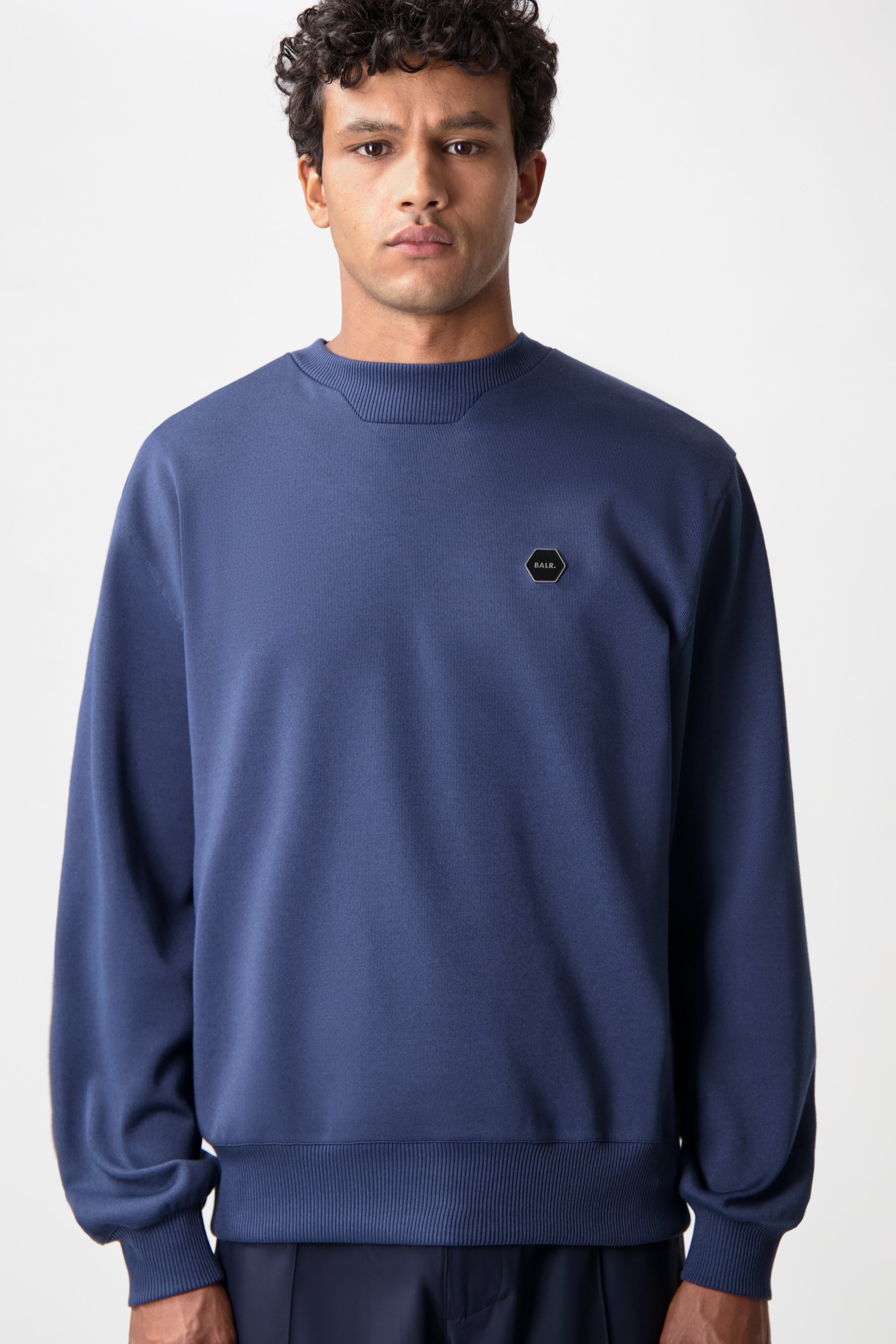 HEX-SERIES CREWNECK-SPACE NAVY