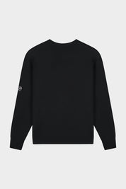 HEX-SERIES KNITTED CREWNECK - JET BLACK