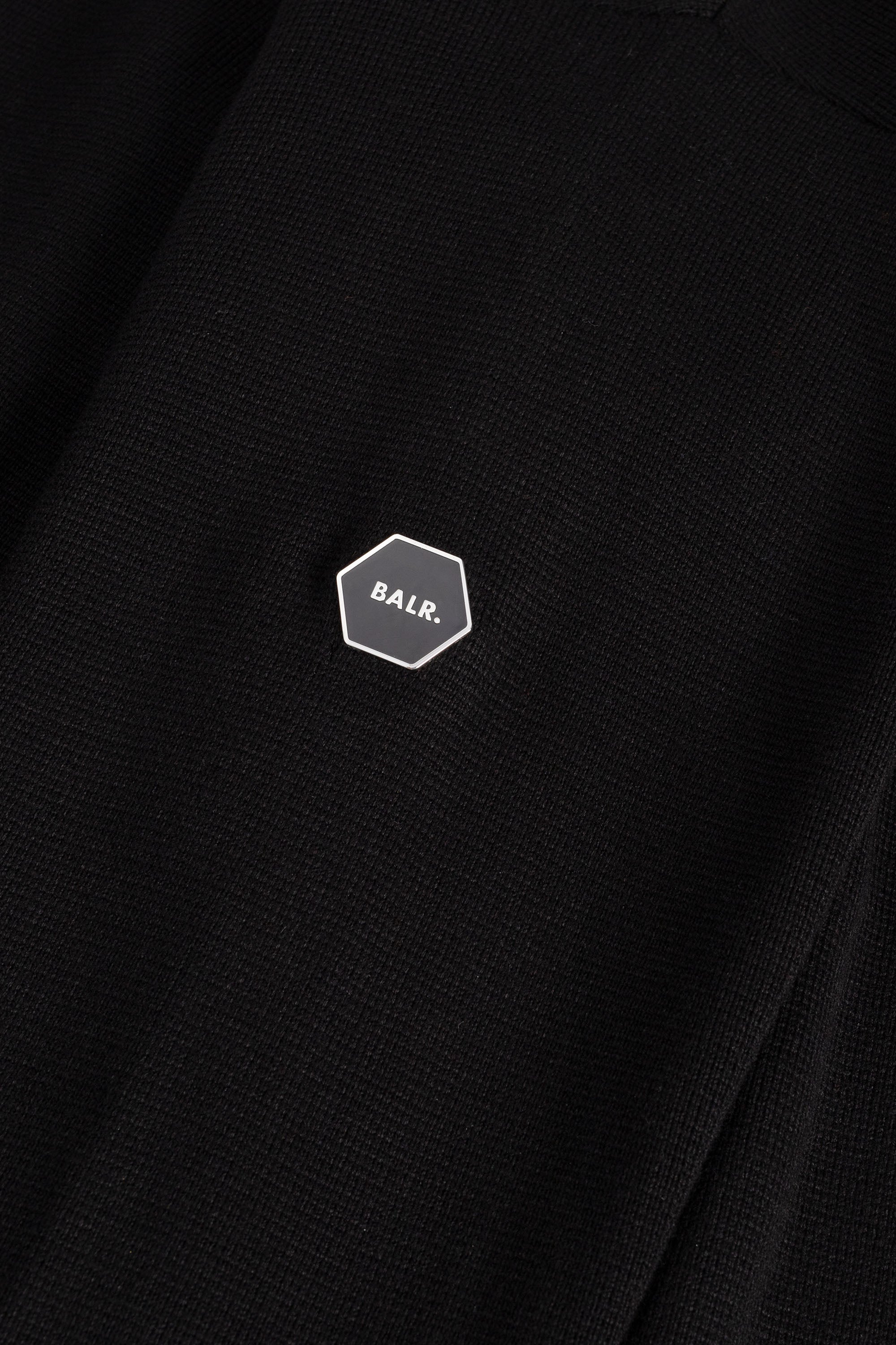 HEX-SERIES KNITTED CREWNECK - JET BLACK