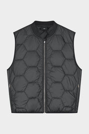 MIRO QUILTED BODYWARMER - JET BLACK