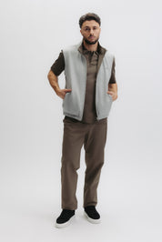 QXI REVERSIBLE BODYWARMER - TARMARC GREY