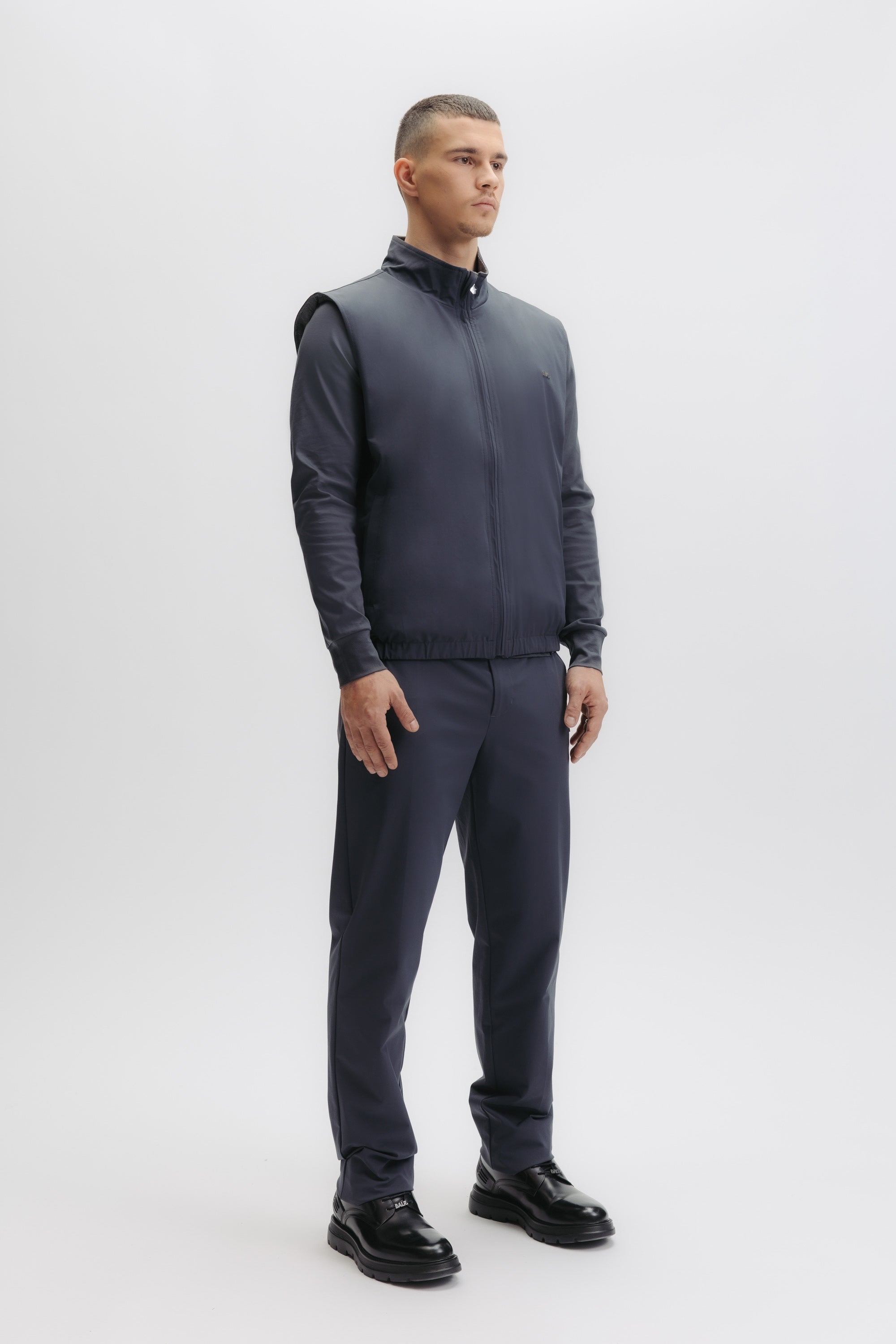 QXI REVERSIBLE BODYWARMER - EBONY BUE