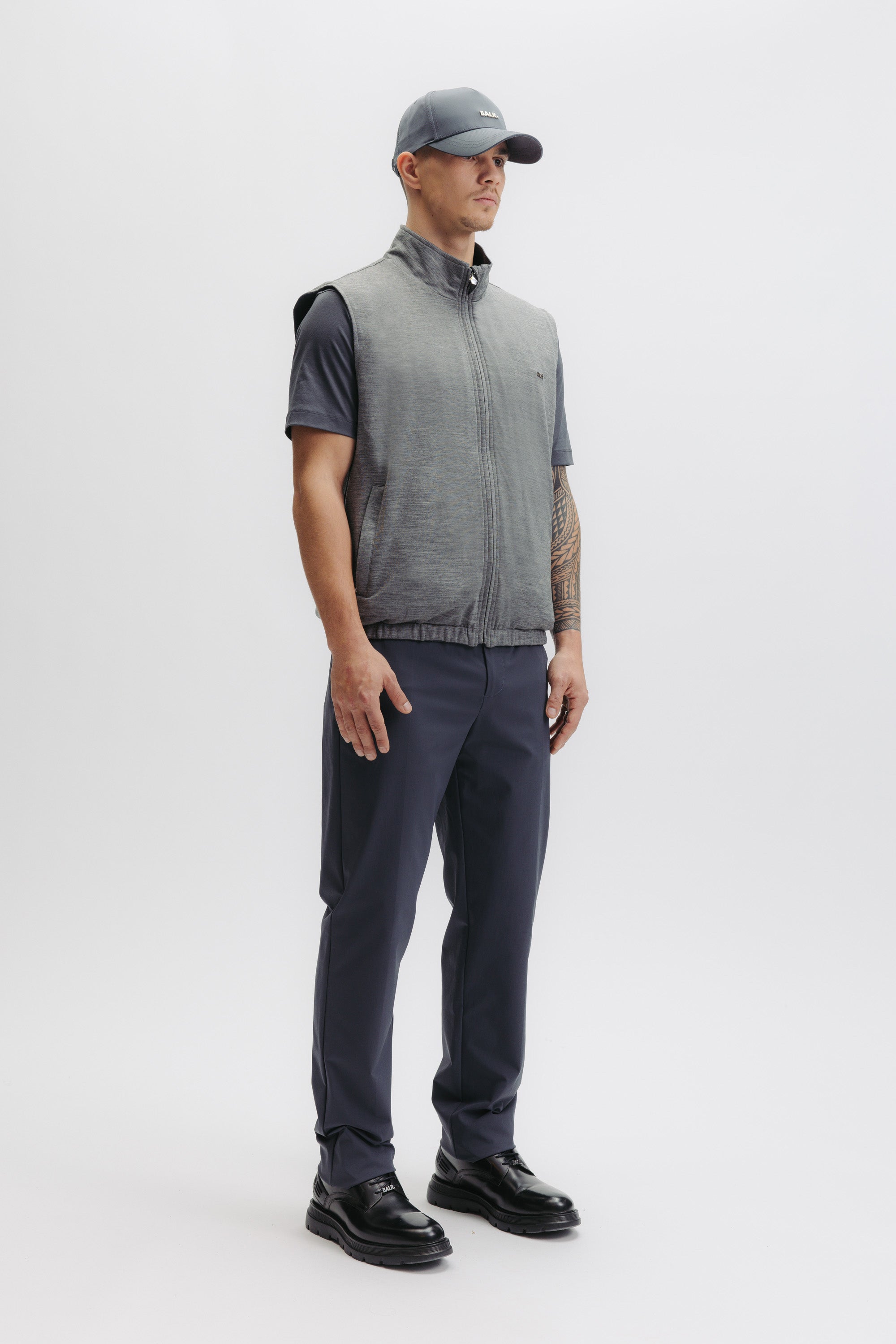 QXI REVERSIBLE BODYWARMER - EBONY BUE