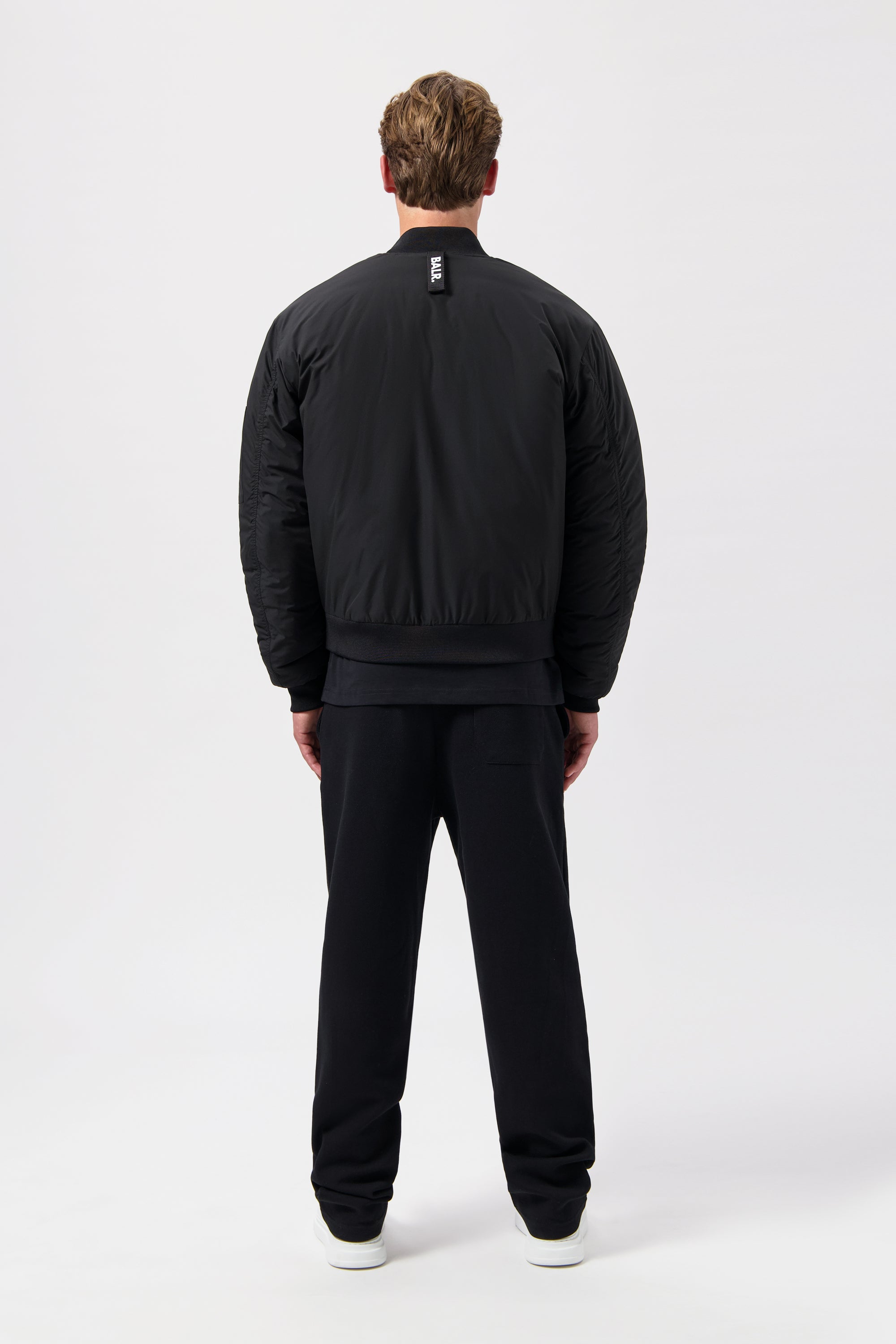 THE CLUB REGULAR FIT REVERSIBLE BOMBER JACKET-Jet Black