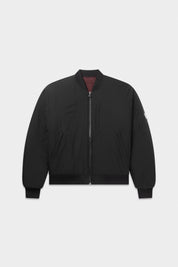 THE CLUB REGULAR FIT REVERSIBLE BOMBER JACKET-Jet Black