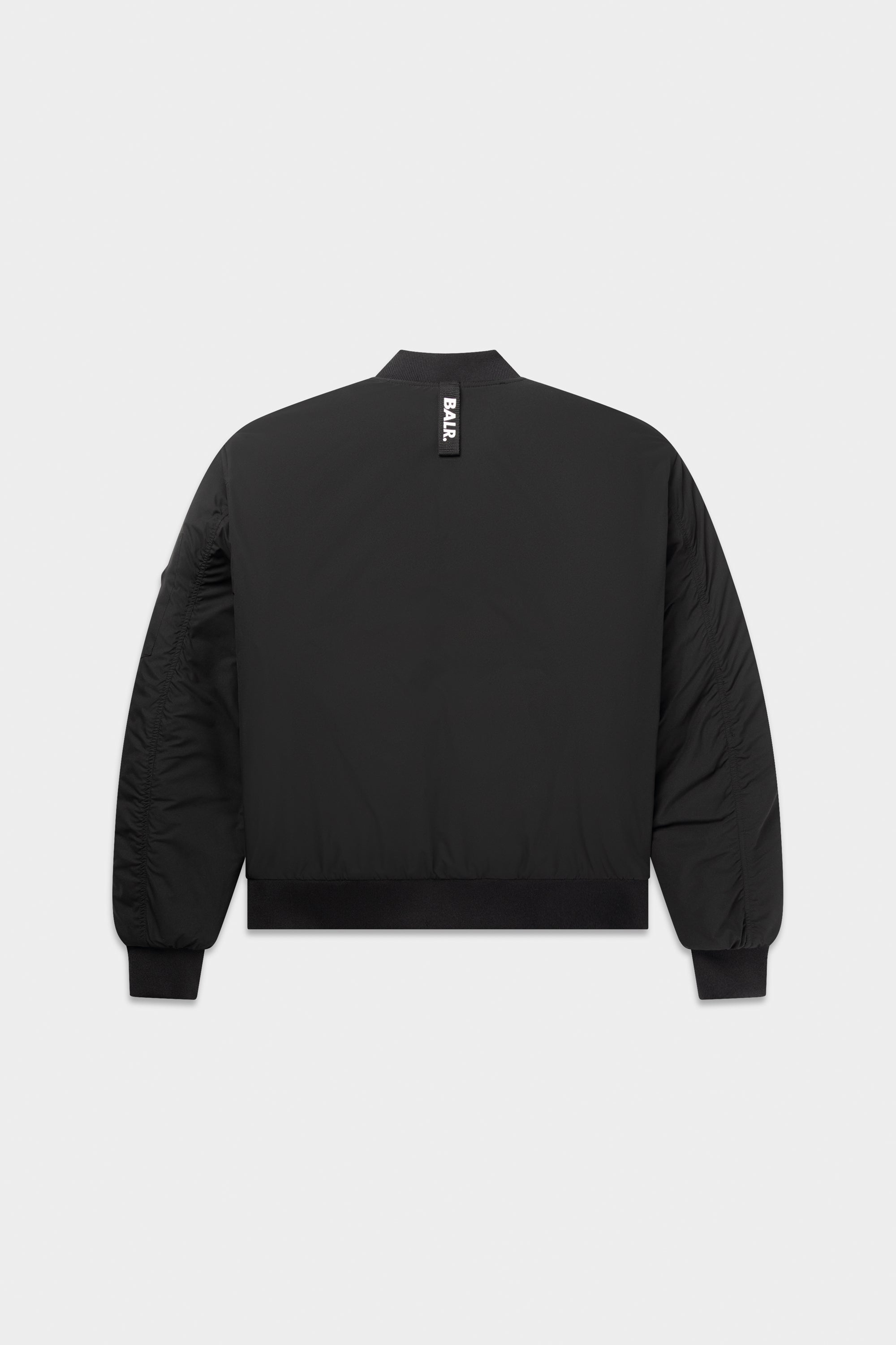 THE CLUB REGULAR FIT REVERSIBLE BOMBER JACKET-Jet Black