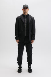 XI PADDED BLAZER - JET BLACK