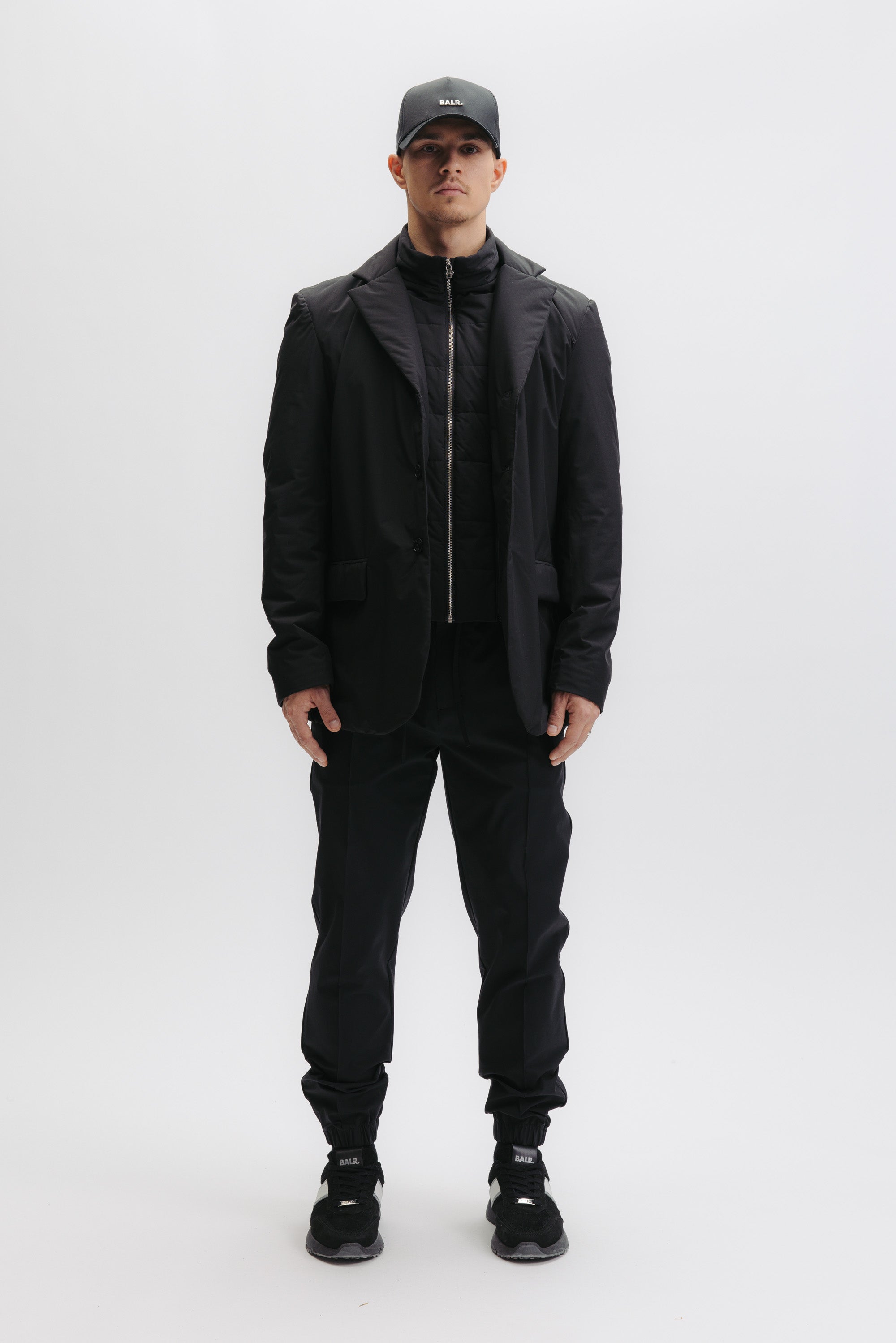 XI PADDED BLAZER - JET BLACK