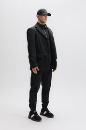 XI PADDED BLAZER - JET BLACK