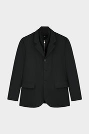 XI PADDED BLAZER - JET BLACK
