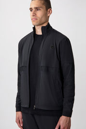 HEXLINE REGULAR FIT TRACK JACKET-Jet Black