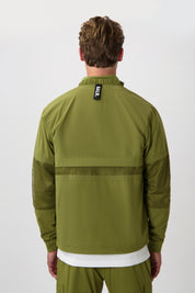 HEXLINE REGULAR FIT TRACK JACKET-Sphagnum