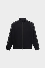 BALR. MONOGRAM TAPE REGULAR FIT TRACK JACKET-Jet Black