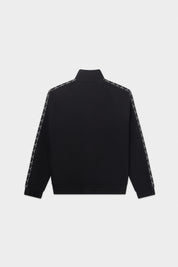 BALR. MONOGRAM TAPE REGULAR FIT TRACK JACKET-Jet Black