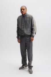 TAPE TRACK JACKET - BLACK HOUNDSTOOTH