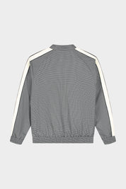 TAPE TRACK JACKET - BLACK HOUNDSTOOTH