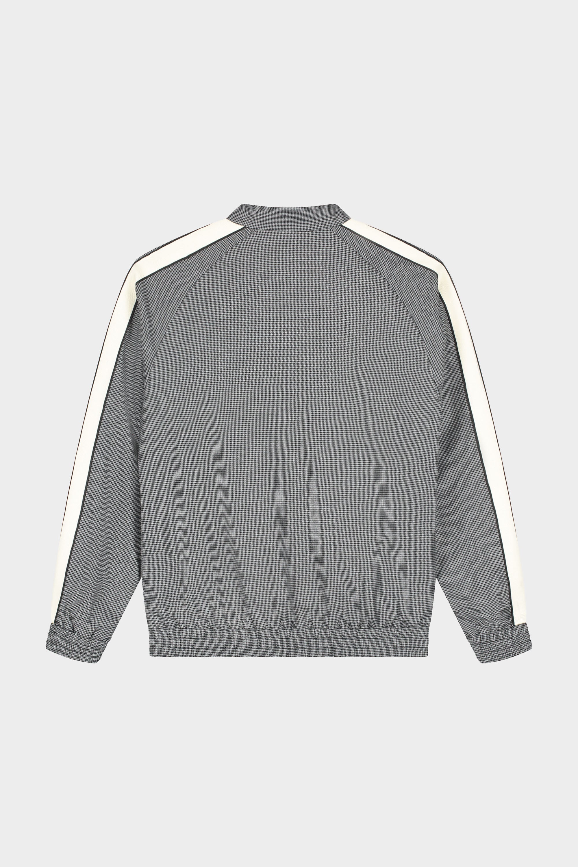 TAPE TRACK JACKET - BLACK HOUNDSTOOTH