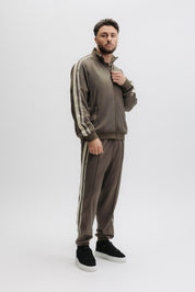 TAPE TRACK JACKET - TARMARC GREY