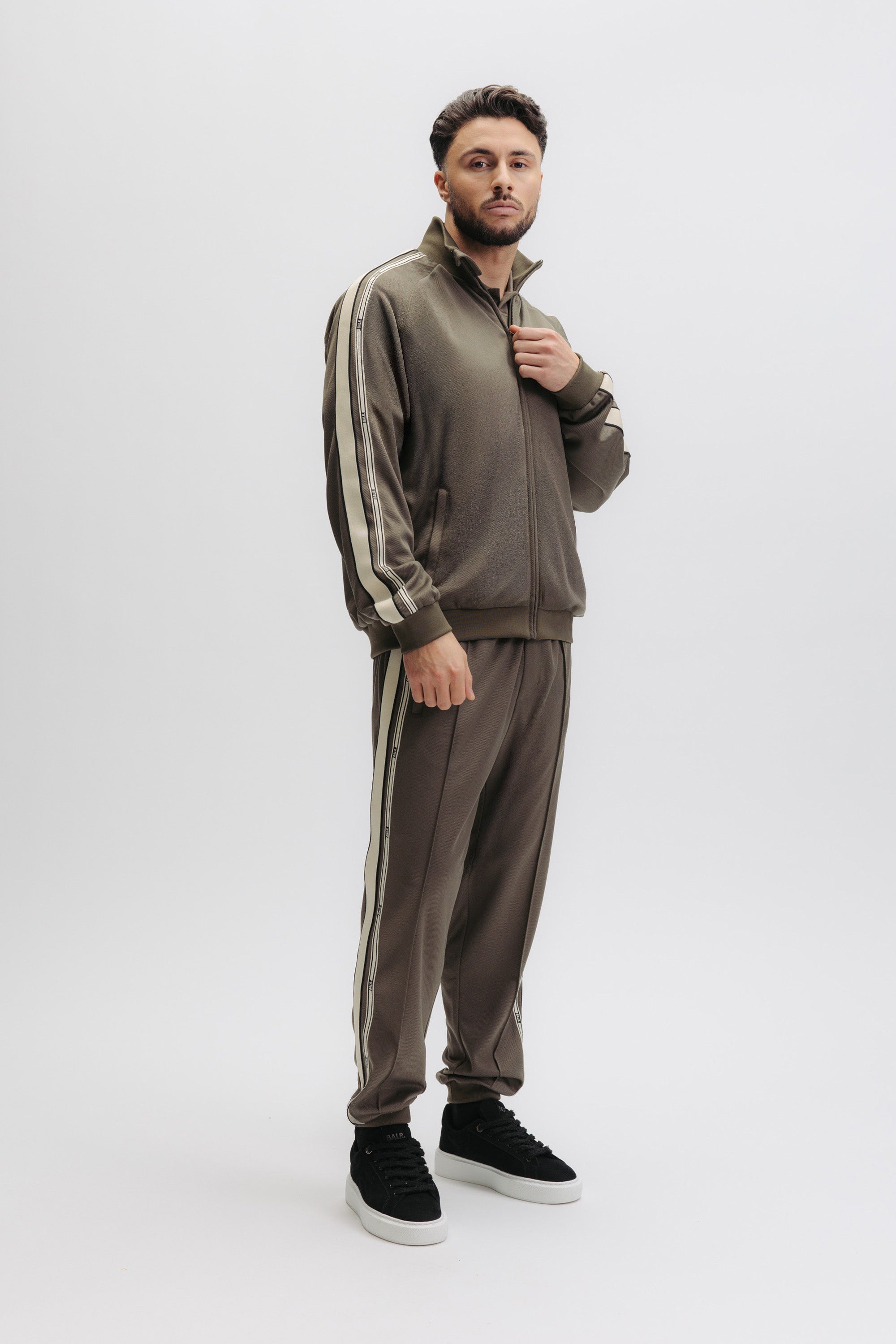 TAPE TRACK JACKET - TARMARC GREY