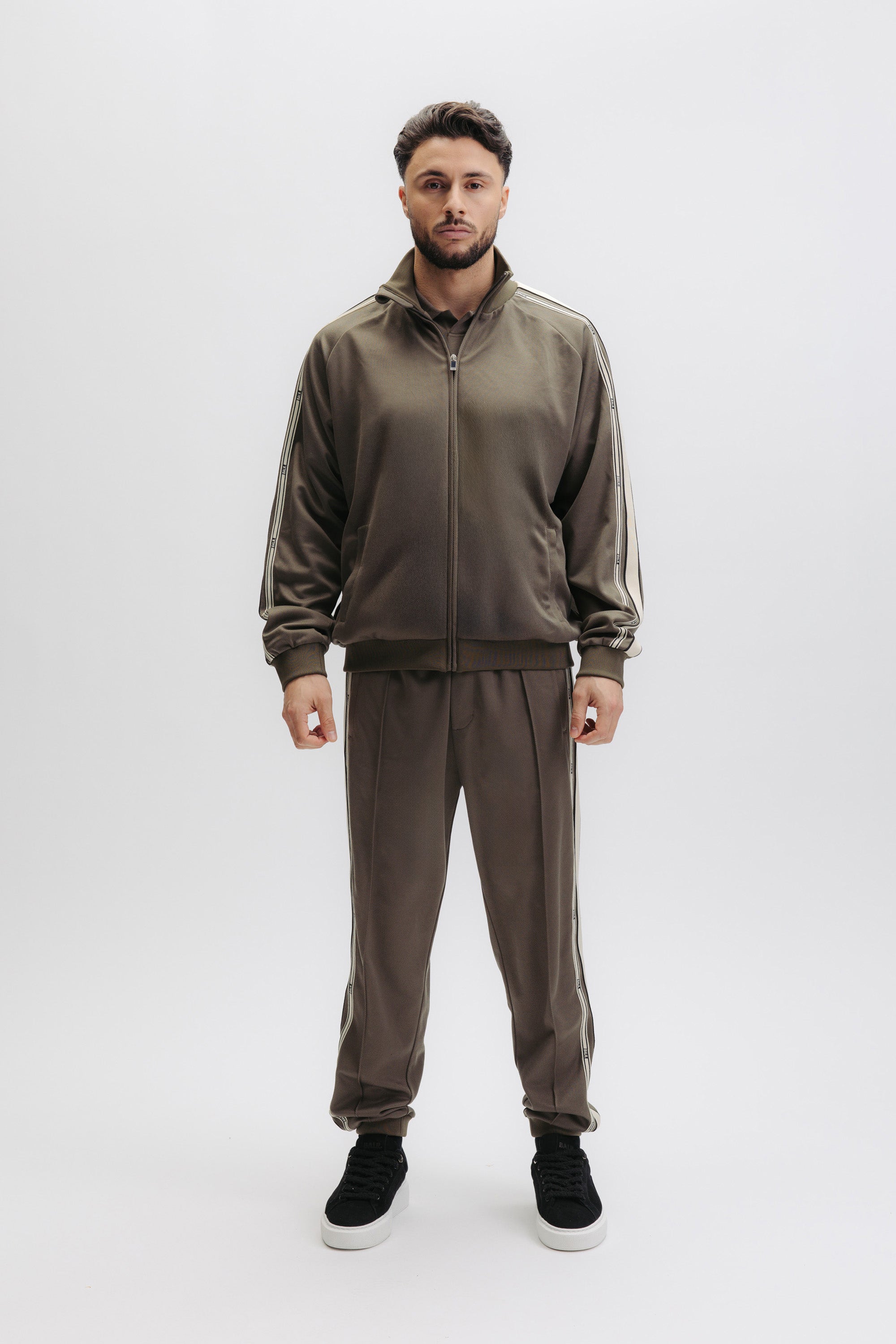 TAPE TRACK JACKET - TARMARC GREY