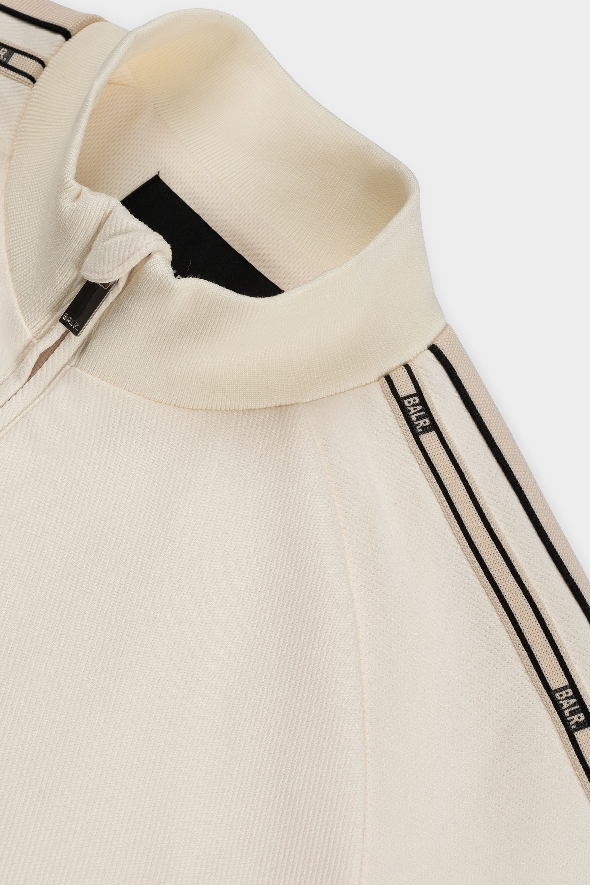 TAPE TRACK JACKET - WHITE SWAN