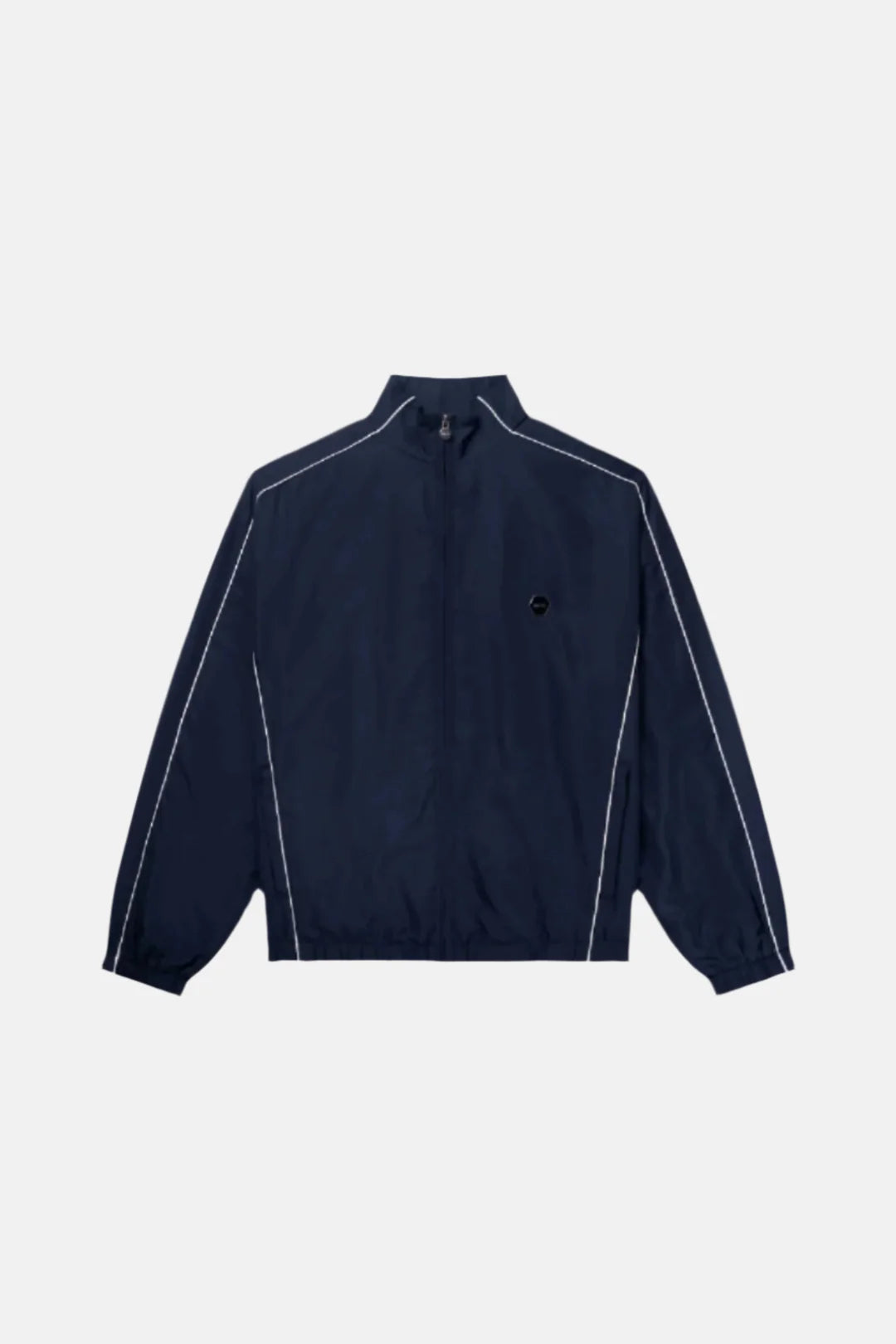 HEX JACQUARD RELAXED TRACK JACKET-SPACE NAVY