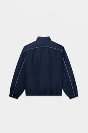 HEX JACQUARD RELAXED TRACK JACKET-SPACE NAVY