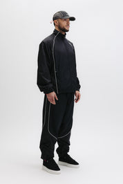 GOTL RELAXED TRACK JACKET - JET BLACK