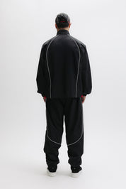 GOTL RELAXED TRACK JACKET - JET BLACK