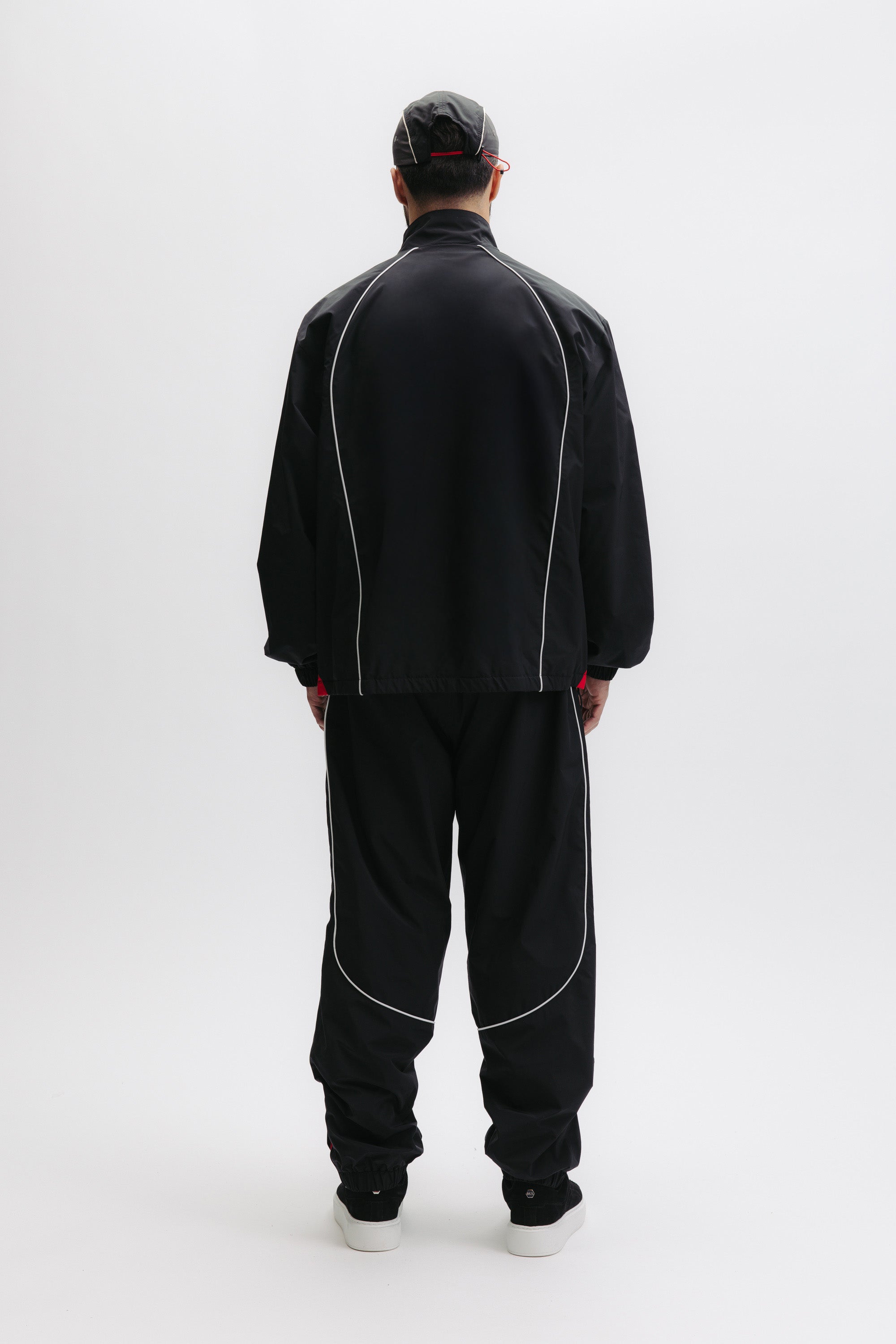 GOTL RELAXED TRACK JACKET - JET BLACK