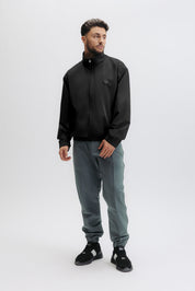 HEX-SERIES BADGE TRACK JACKET - JET BLACK
