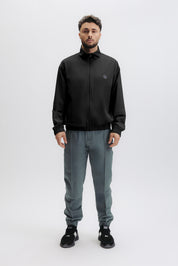 HEX-SERIES BADGE TRACK JACKET - JET BLACK