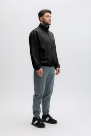 HEX-SERIES BADGE TRACK JACKET - JET BLACK