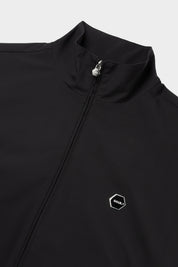 HEX-SERIES BADGE TRACK JACKET - JET BLACK