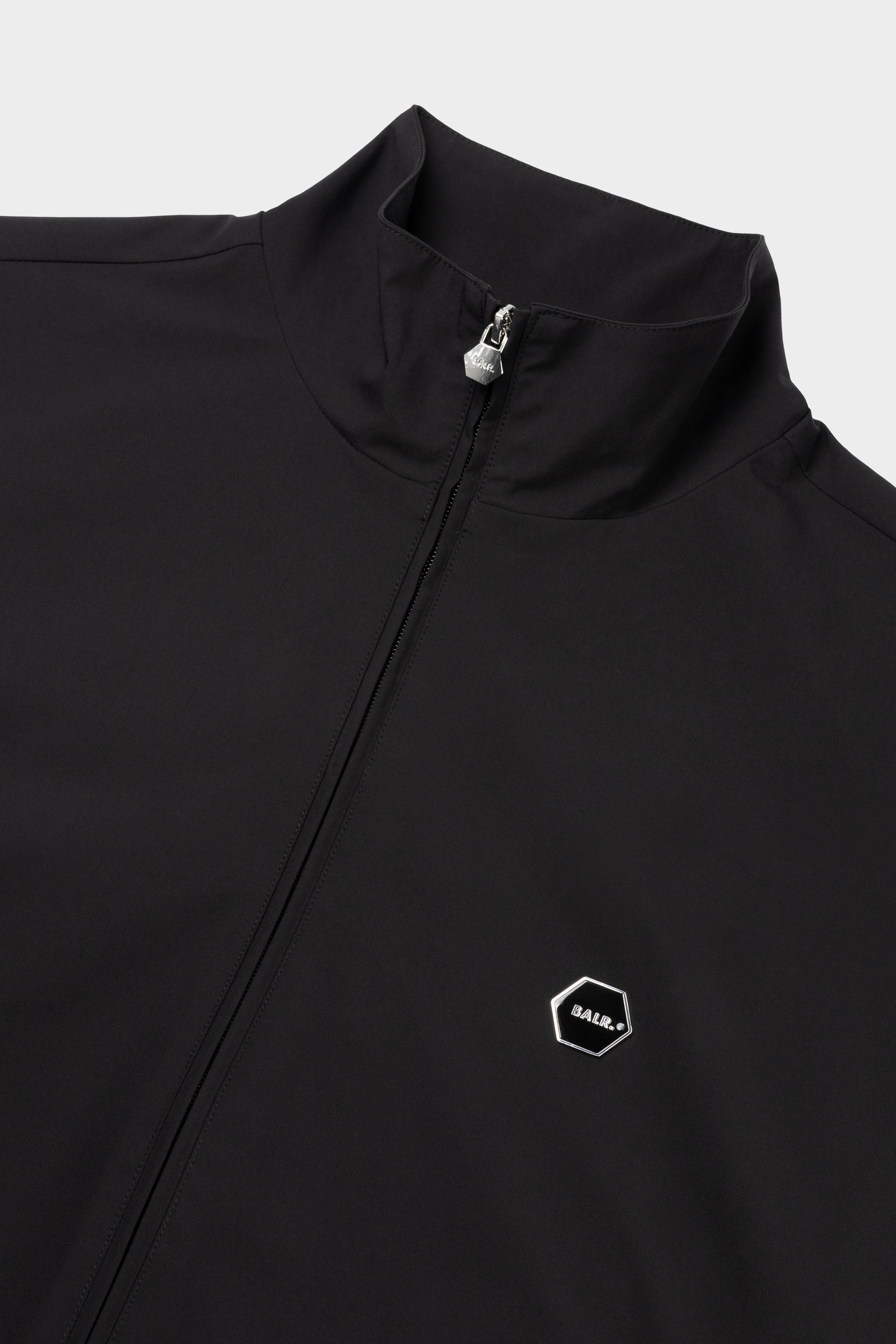 HEX-SERIES BADGE TRACK JACKET - JET BLACK