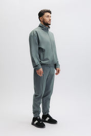 HEX-SERIES BADGE TRACK JACKET - BALSAM GREEN