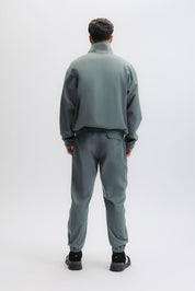HEX-SERIES BADGE TRACK JACKET - BALSAM GREEN