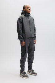 TECH LOGO WINDBREAKER - VOLCANIC GREY