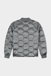 CHRIS QUILTED JACKET - DARK CHROME