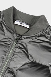 CHRIS QUILTED JACKET - DARK CHROME