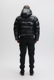 LEO PUFFER JACKET - JET BLACK