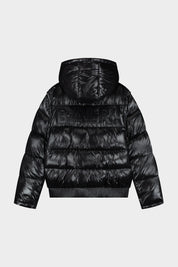 LEO PUFFER JACKET - JET BLACK