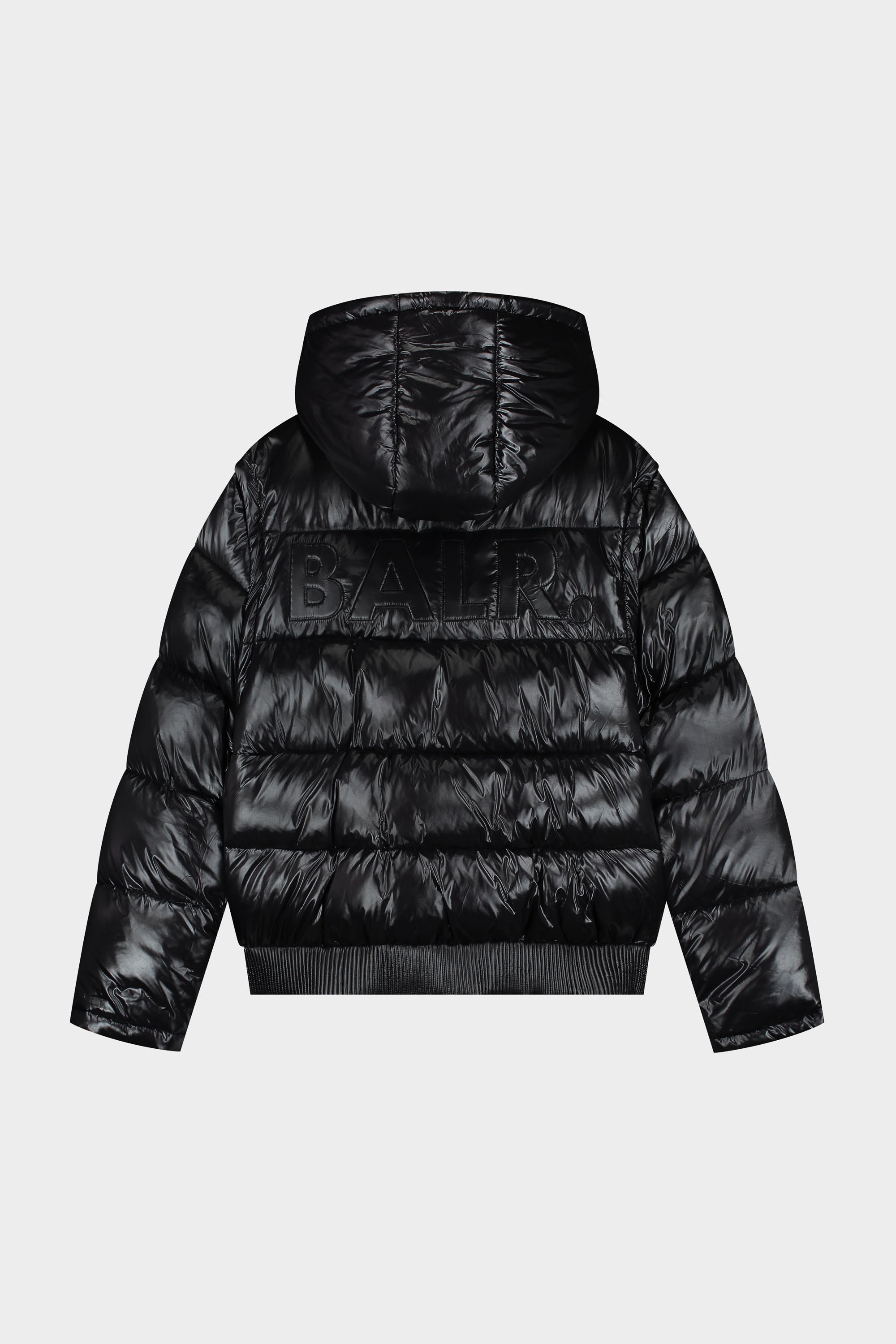 LEO PUFFER JACKET - JET BLACK