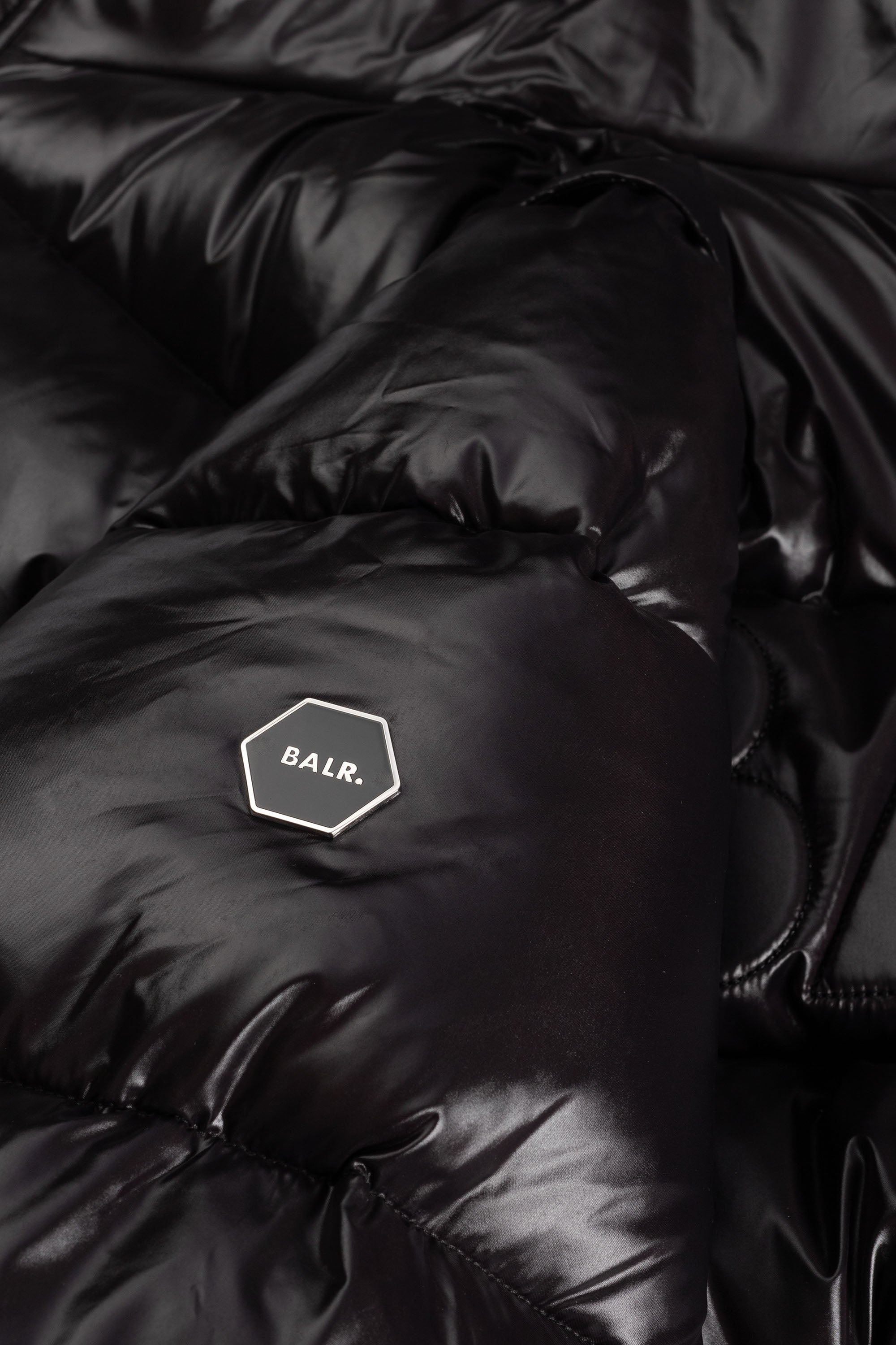 LEO PUFFER JACKET - JET BLACK