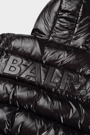 LEO PUFFER JACKET - JET BLACK