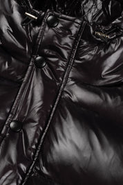 LEO PUFFER JACKET - JET BLACK