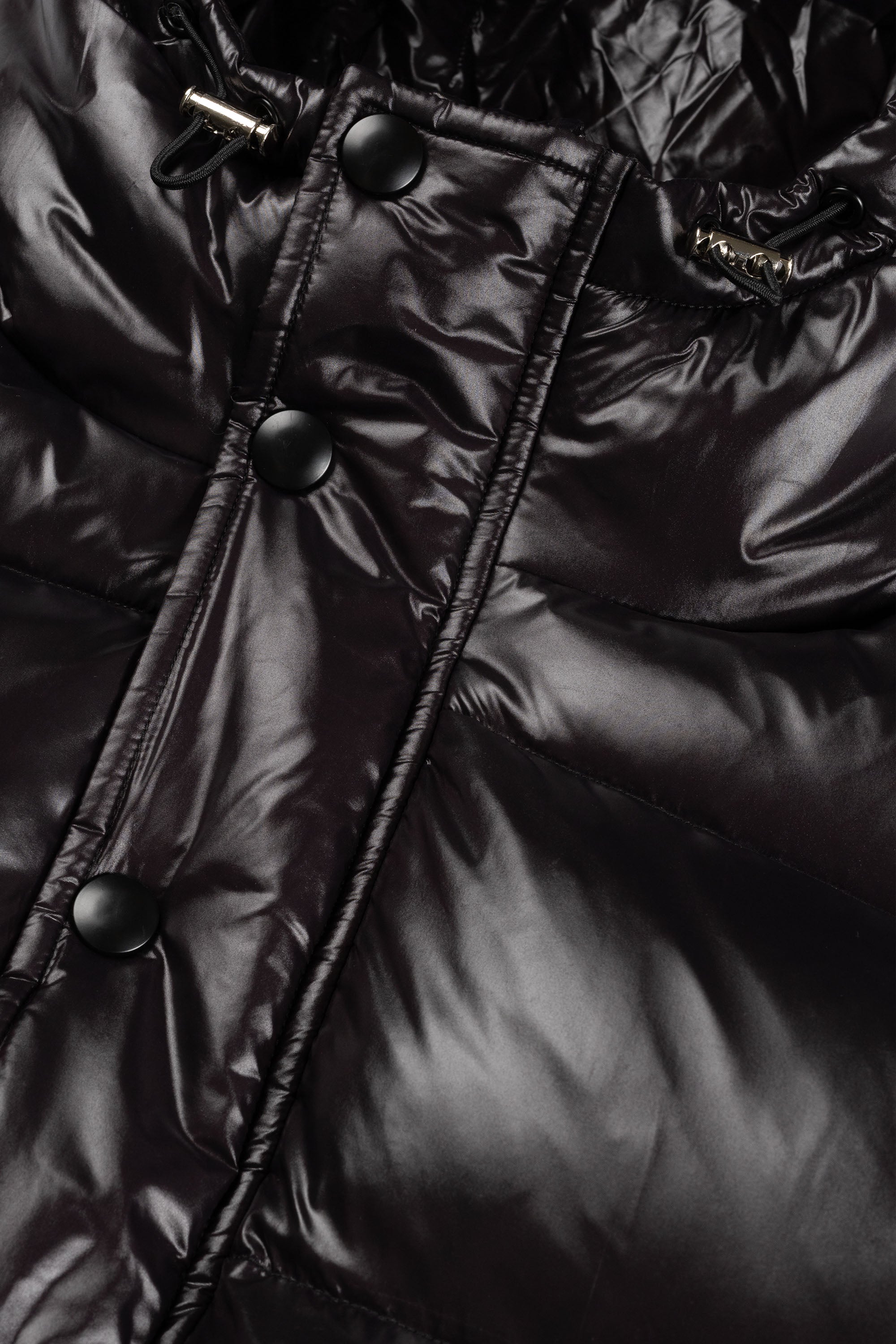 LEO PUFFER JACKET - JET BLACK