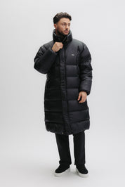 DEMY PUFFER JACKET - JET BLACK